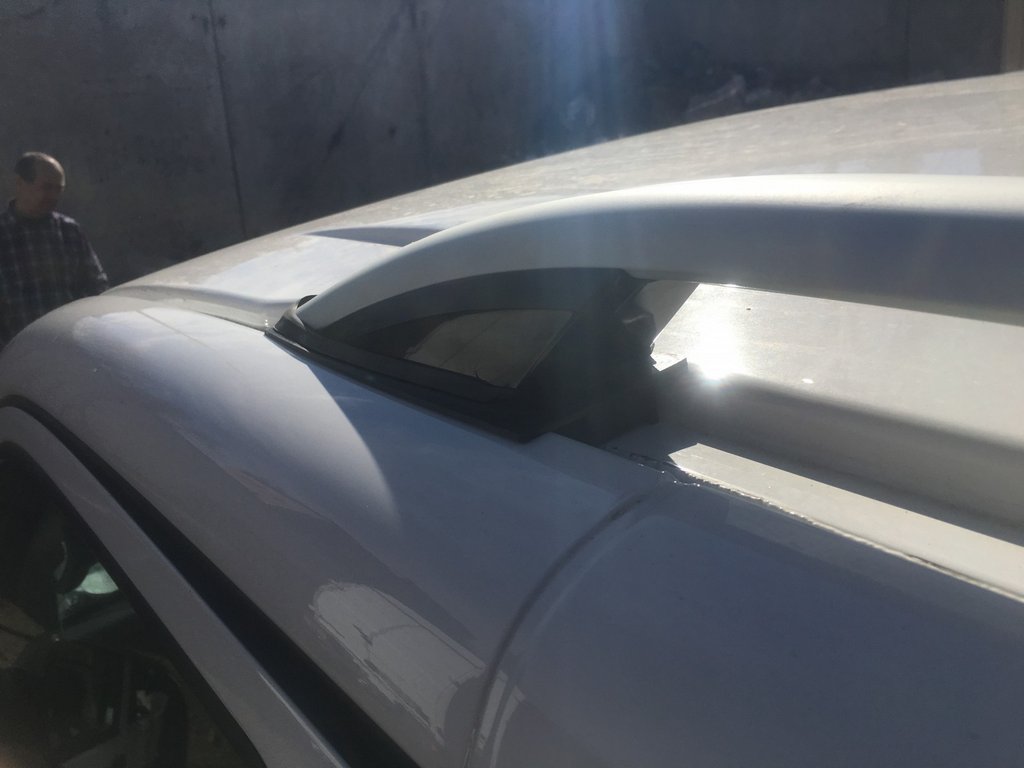 Roof rails CROWN (grey Mat) for Volkswagen T5 Multivan 2003-2010 - image 7