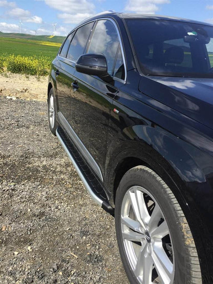 Side area Fullmond (2 pcs., Aluminum) for Audi Q7 2015- - Reelken Auto
