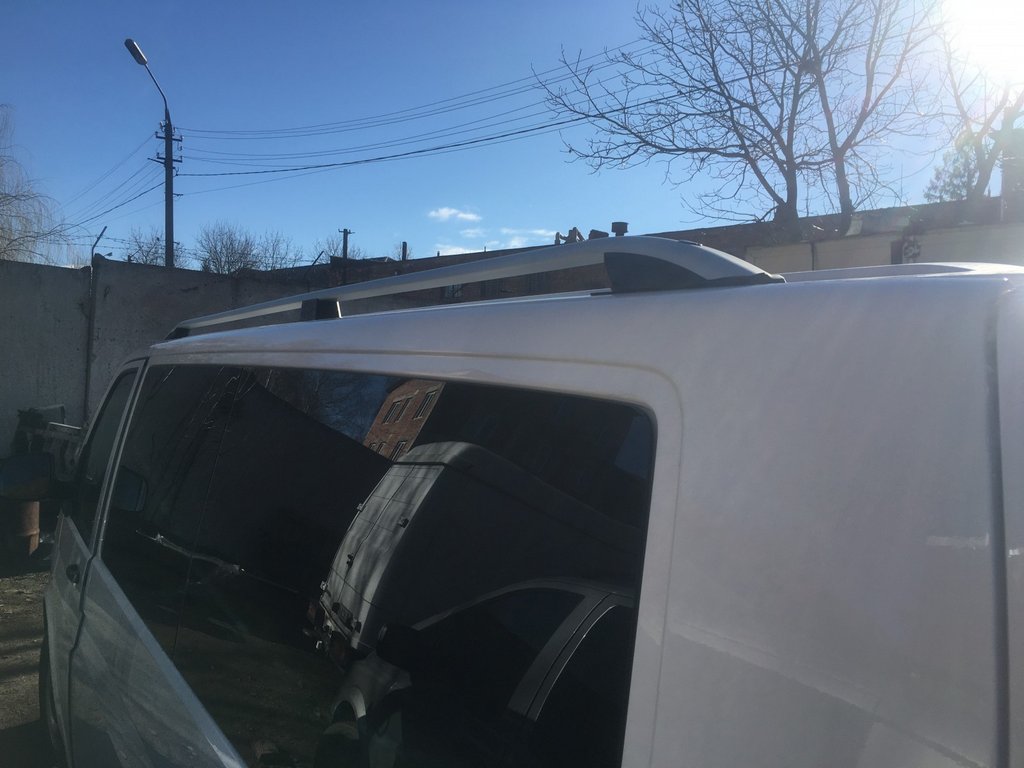 Roof Rails CROWN (matte grey) for Volkswagen T5 2010-2015 - image 6