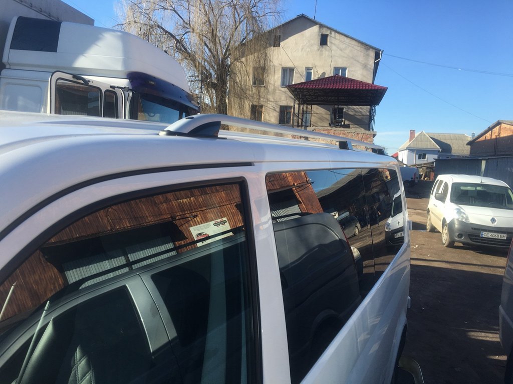 Roof Rails CROWN (matte grey) for Volkswagen T5 2010-2015 - image 5