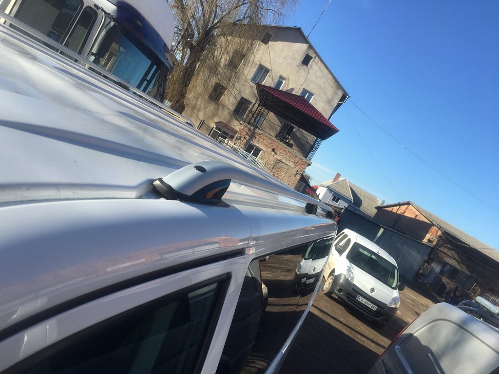 Roof rails CROWN (grey Mat) for Volkswagen T5 2010-2015 - image 4