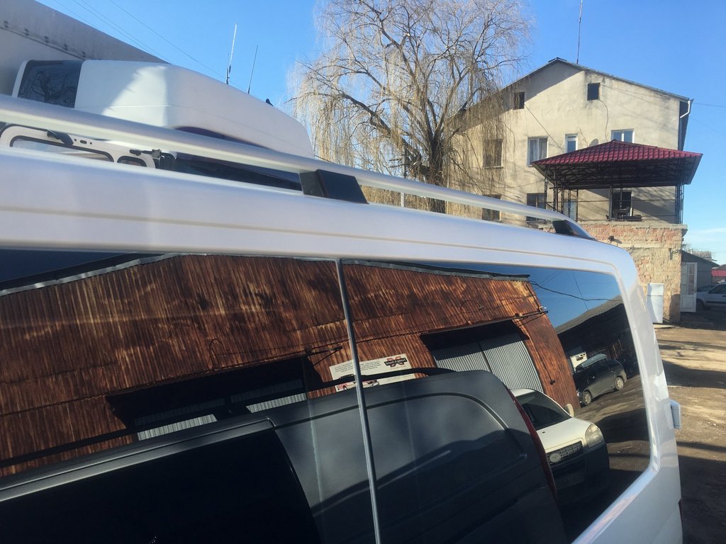 Roof Rails CROWN (matte grey) for Volkswagen T6 2015-2024 - image 4