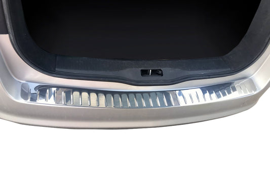 Rear Bumper Protector OmsaLine Gloss (SW, Stainless Steel) for Opel Astra H 2004-2013 - image 1