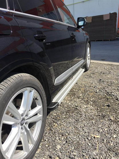 Lateral platforms Maya V2 (2 pieces, aluminum) for Audi Q7 2015- - Reelken Auto
