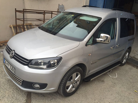 Covers for mirrors chrome (2 PCs) for Volkswagen Caddy 2010-2015 - image 2