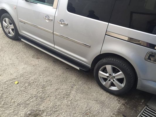 Pads on the handles (stainless steel) for Volkswagen T5 Transporter 2003-2010 - image 2