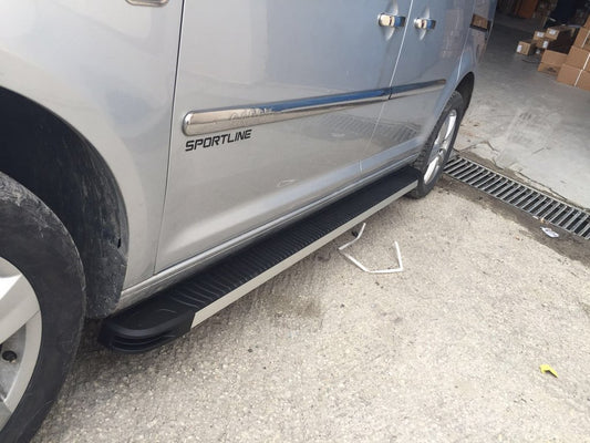 Door molding (4 pieces, stainless steel) for Volkswagen Caddy 2010-2015 - image 1