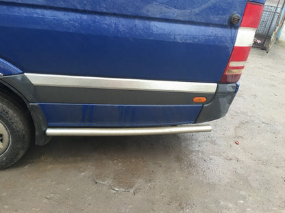 Side pipe behind the rear wheel (2 PCs, stainless steel) for Volkswagen Crafter 2006-2016 - image 2