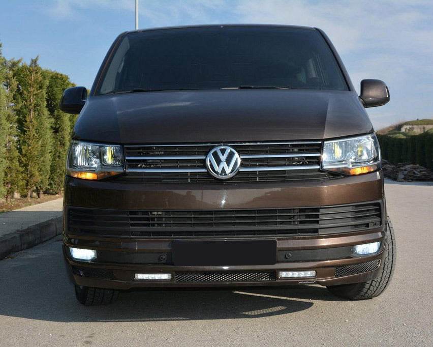 Cover on the front bumper Sport 2-LED 2015-2018 (for painting) for Volkswagen T6 - Reelken Auto