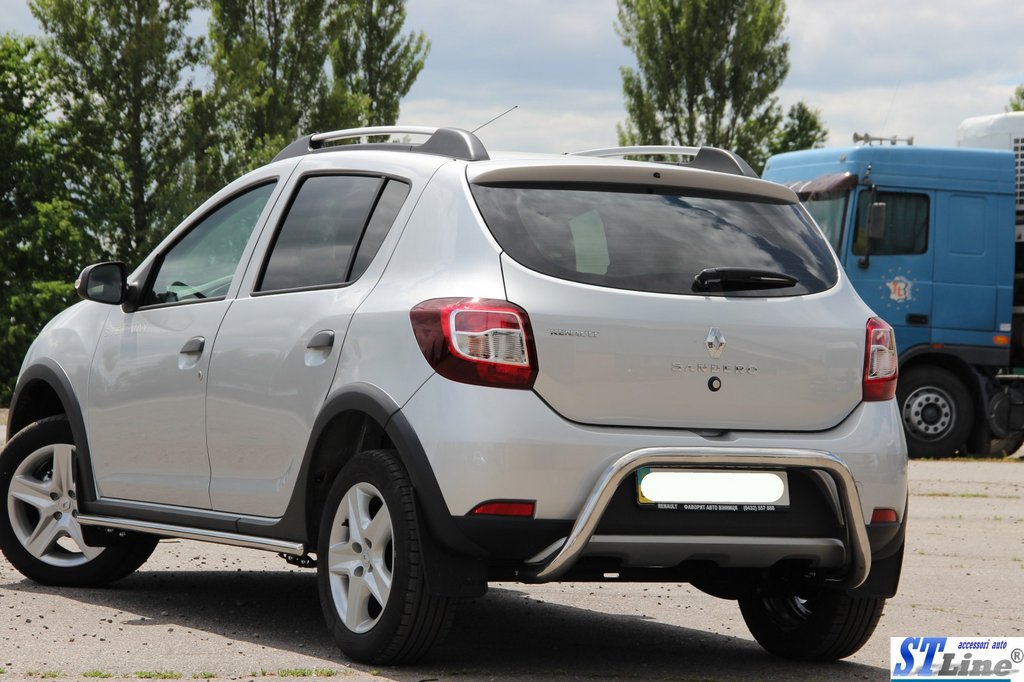 Rear Bar AK007 (Stainless Steel) for Dacia Sandero 2013-2020 - image 4