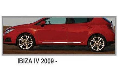 Molding door OmsaLine (4-piece, stainless steel.) for Seat Ibiza 2010-2017 - Reelken Auto