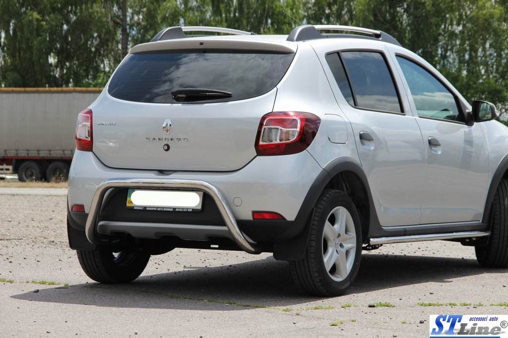 Back arc AK007 (stainless) for Dacia Sandero 2013-2020 - Reelken Auto