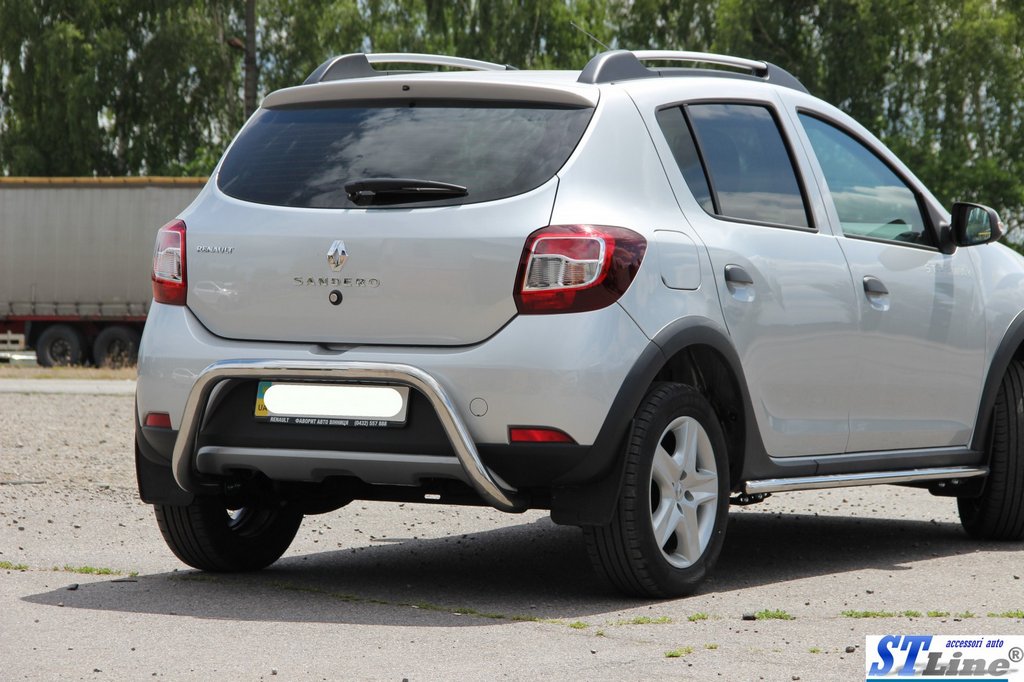Rear Bar AK007 (Stainless Steel) for Dacia Sandero 2013-2020 - image 3