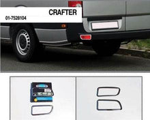 Overlays on the reflectors (2 pieces, stainless.) for Volkswagen Crafter 2006-2016 - Reelken Auto