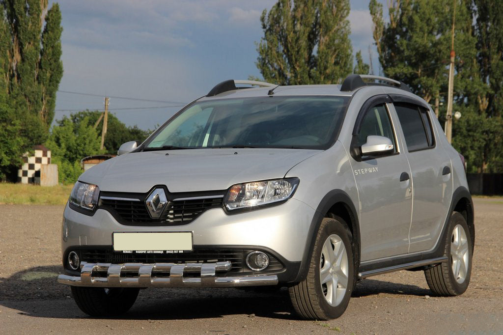 Front Bar ST015 (Stainless Steel) for Dacia Sandero 2013-2020 - image 1