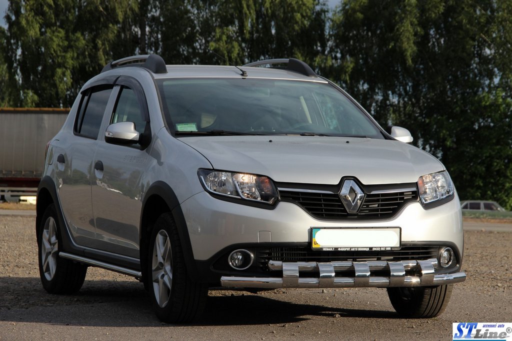 Front Bar ST015 (Stainless Steel) for Dacia Sandero 2013-2020 - image 4