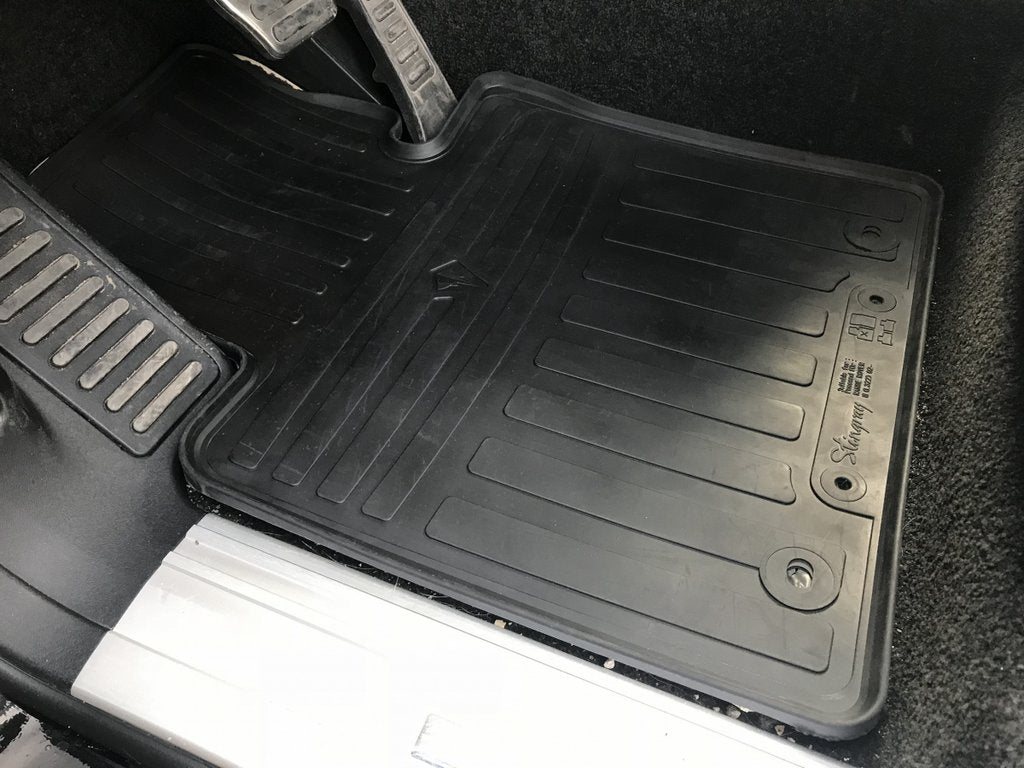 Rubber Floor Mats (4 pcs, Stingray Premium) for Volvo XC70 2007-2013 - image 1