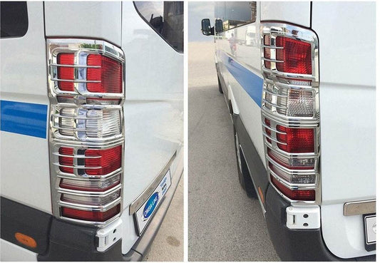 Covers for foot (2 pieces, layer.) for Mercedes Sprinter W906 2006-2018 - Reelken Auto