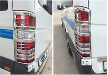 Chrome Tail Light Covers (2 pcs, plastic) for Mercedes Sprinter W906 2006-2018 - image 1