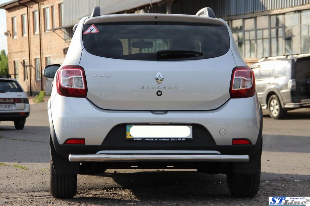 Back arc AK002 (stainless) for Dacia Sandero 2013-2020 - Reelken Auto