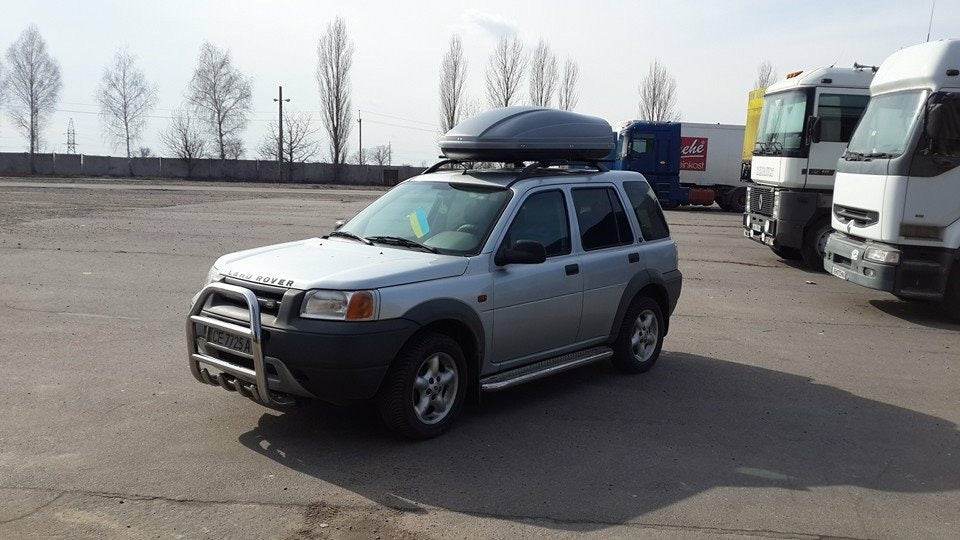 The QT007 bumper guard (stainless) for Land Rover Freelander I - Reelken Auto