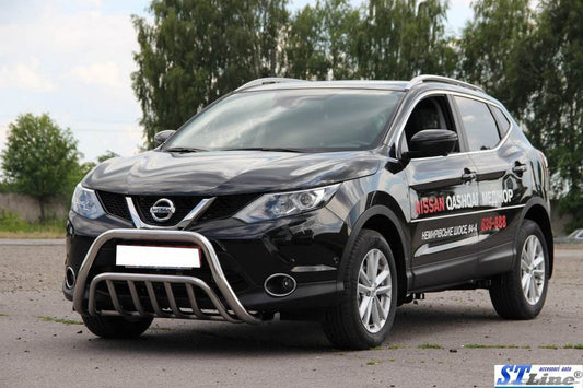 The WT002 bumper guard (stainless) for Nissan Qashqai 2014-2021 - Reelken Auto