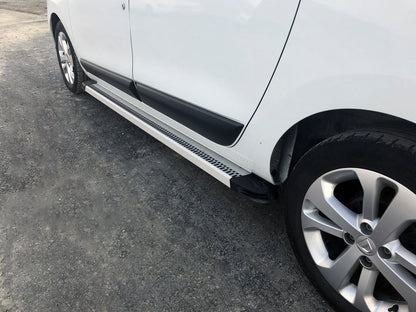 Side Steps Maya V2 (2 pcs, Aluminum) for Dacia Lodgy 2012-2022 - image 1