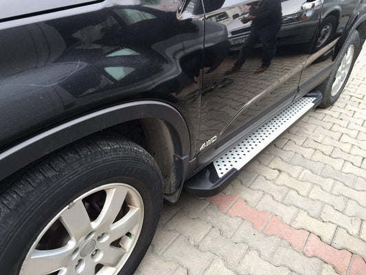 Side sills Allmond Grey (2 EA., alum.) for Kia Sorento II XM 2009-2014 - image 2