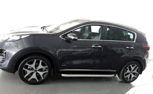 Side Steps Fullmond (2 pcs, Aluminum) for Kia Sportage 2015-2021 - image 1