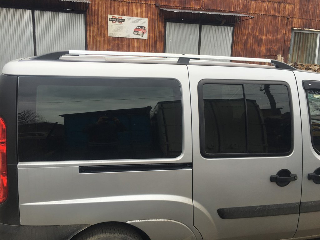 Chrome Roof Rails (Plastic Feet) for Fiat Doblo I 2005-2010 - image 7