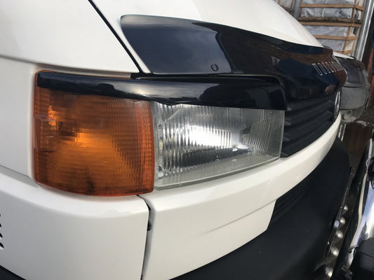 Headlight Eyelids Slanted Hood (2 pcs) for Volkswagen T4 Transporter 1990-2003 - image 2