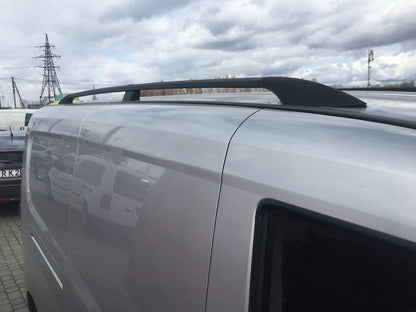 Black Roof Rails for Fiat Doblo II 2010-2022 - image 3