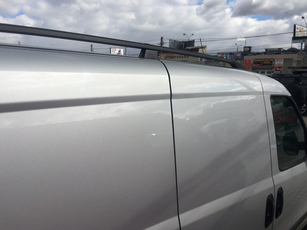 Black roof rails for Fiat Doblo II 2010-2022 - image 6
