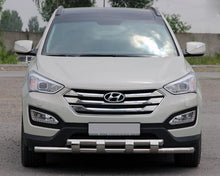 Front Bar ST015 (Stainless Steel) for Hyundai Santa Fe 3 2012-2018 - image 1