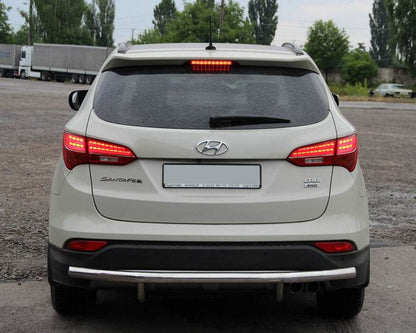 Back arc AK002 (stainless) for Hyundai Santa Fe 3 2012-2018 - Reelken Auto