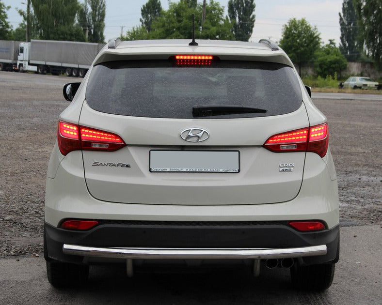 Rear Bar AK002 (Stainless Steel) for Hyundai Santa Fe 3 2012-2018 - image 1