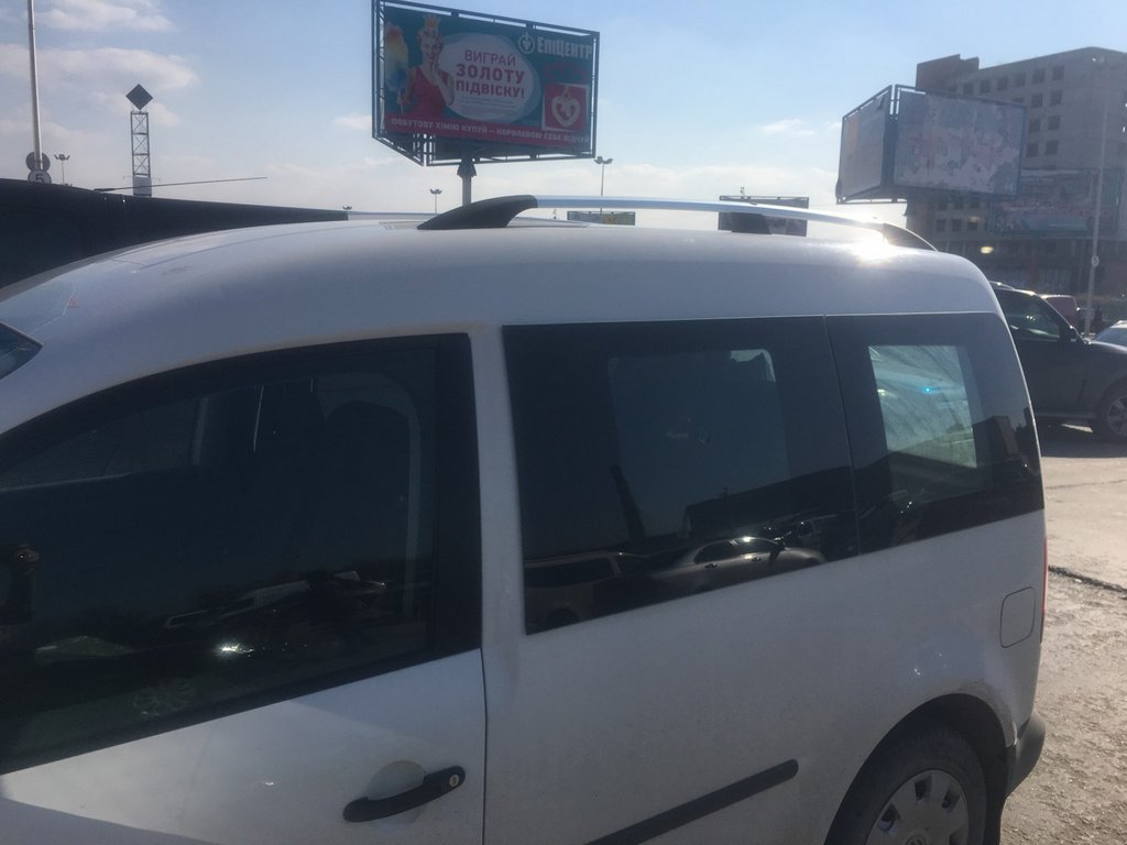 Chrome Roof Rails for Volkswagen Caddy 2004-2010 - image 5