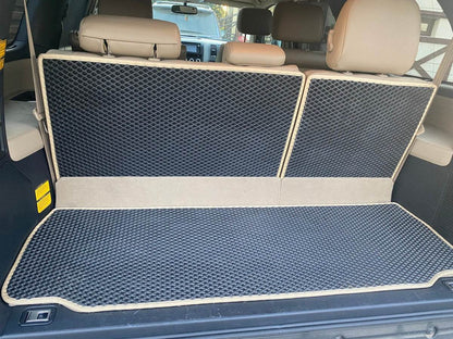 Trunk mats (EVA, black) for Toyota Sequoia 2007-2022 - Reelken Auto