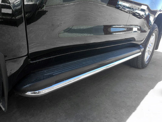 Side Step Protection BB004 (2 pcs, stainless steel) for Toyota Land Cruiser 200 2007-2021 - image 1