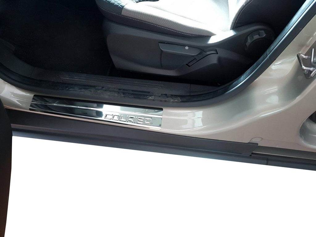 Sill OmsaLine (4 pieces, stainless steel) for Ford Courier 2014-2023 - Reelken Auto