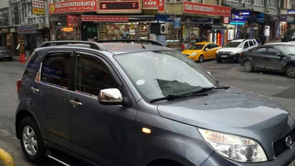 Wind deflector cover (2 pcs, stainless steel) for Daihatsu Terios 2006-2017 - image 2