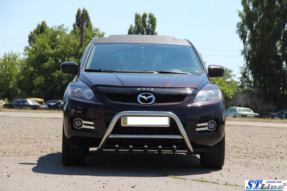 Front protection WT003 (stainless) for Mazda CX-7 2006-2012 - Reelken Auto