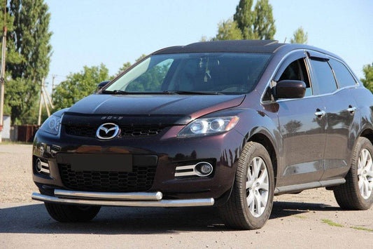 Front protection ST014 (stainless) for Mazda CX-7 2006-2012 - Reelken Auto