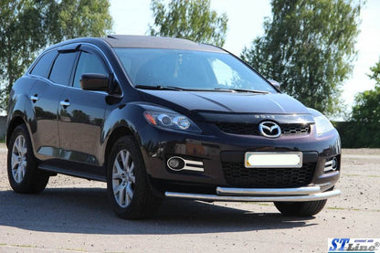 Front protection ST014 (stainless) for Mazda CX-7 2006-2012 - Reelken Auto