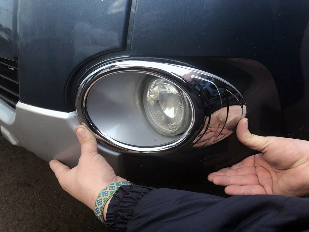 Fog Light Trim 2008-2014 (2 pcs, plastic) for Peugeot Partner Tepee 2008-2018 - image 2