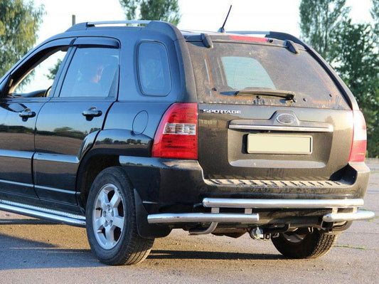 Rear arch AK007 (stainless steel) for Kia Sportage 2004-2010 - Reelken Auto