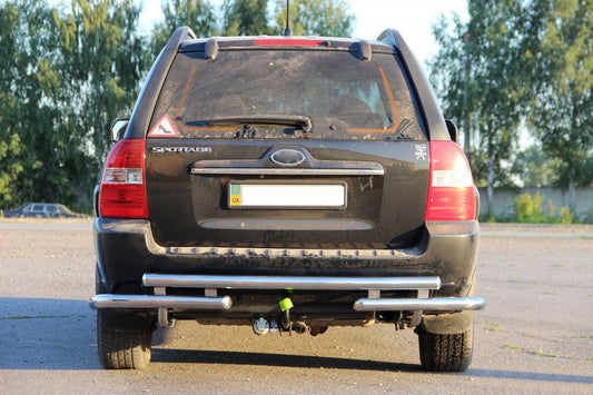 Rear Bar AK007 (Stainless Steel) for Kia Sportage 2004-2010 - image 2
