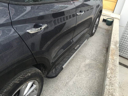 Side sills RedLine Black (2pcs) for Hyundai Tucson TL 2016-2021 - Reelken Auto