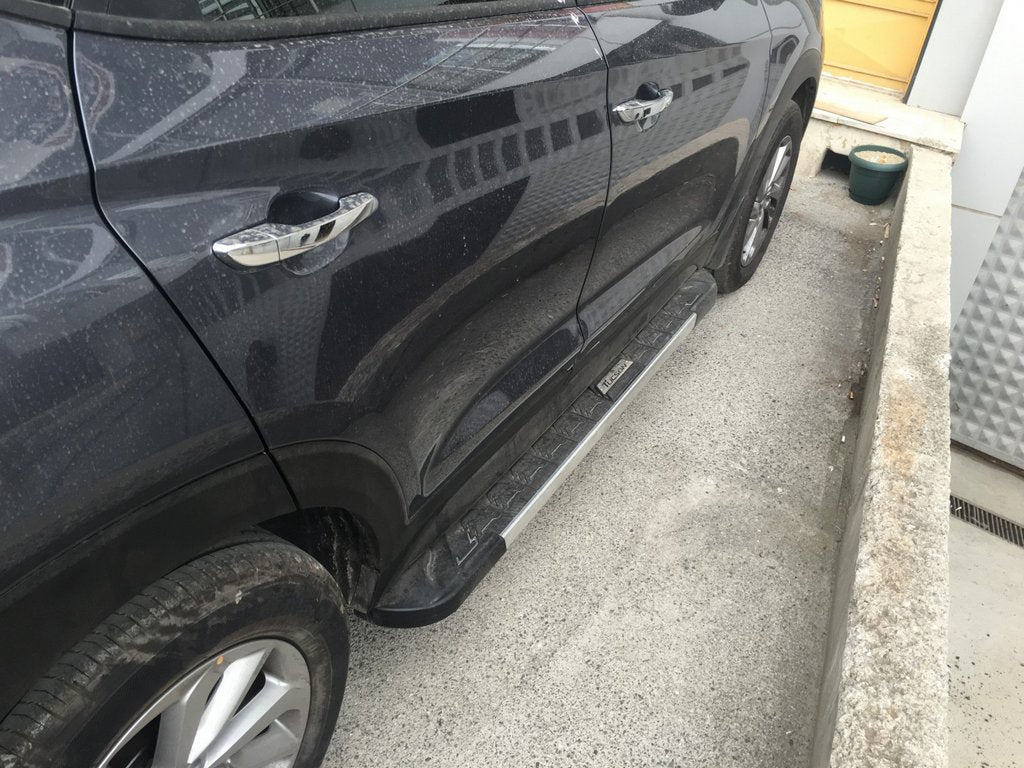 Side Steps RedLine Black (2pcs) for Hyundai Tucson TL 2016-2021 - image 4