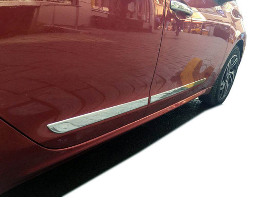 Molding Door (4 pieces, stainless steel) for Peugeot 208 2012-2019 - Reelken Auto